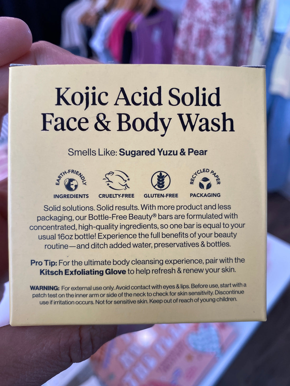 Kojic Acid Face and Body Bar
