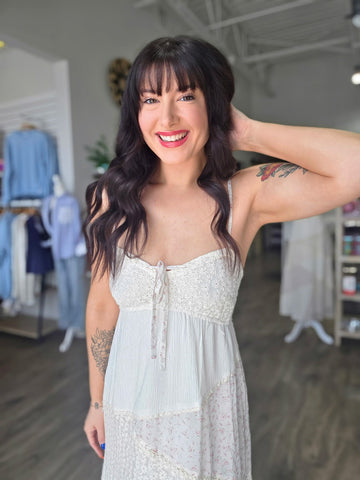 Multi Pattern Maxi Dress