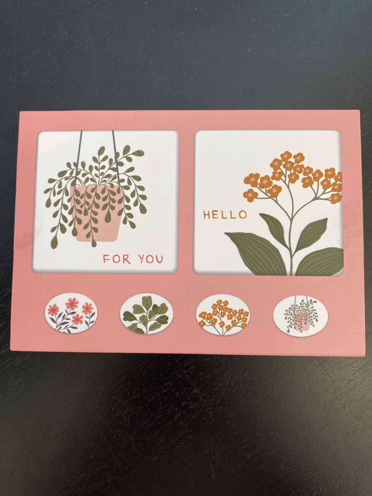 Mini Notecard Set Floral Notes