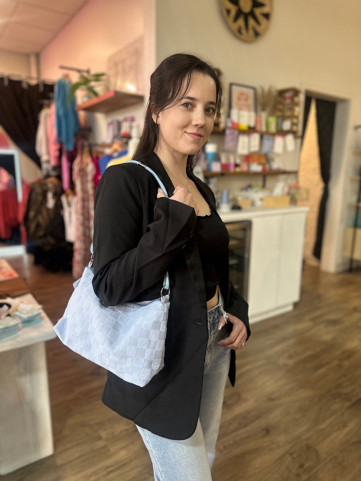 Checkered Handbag