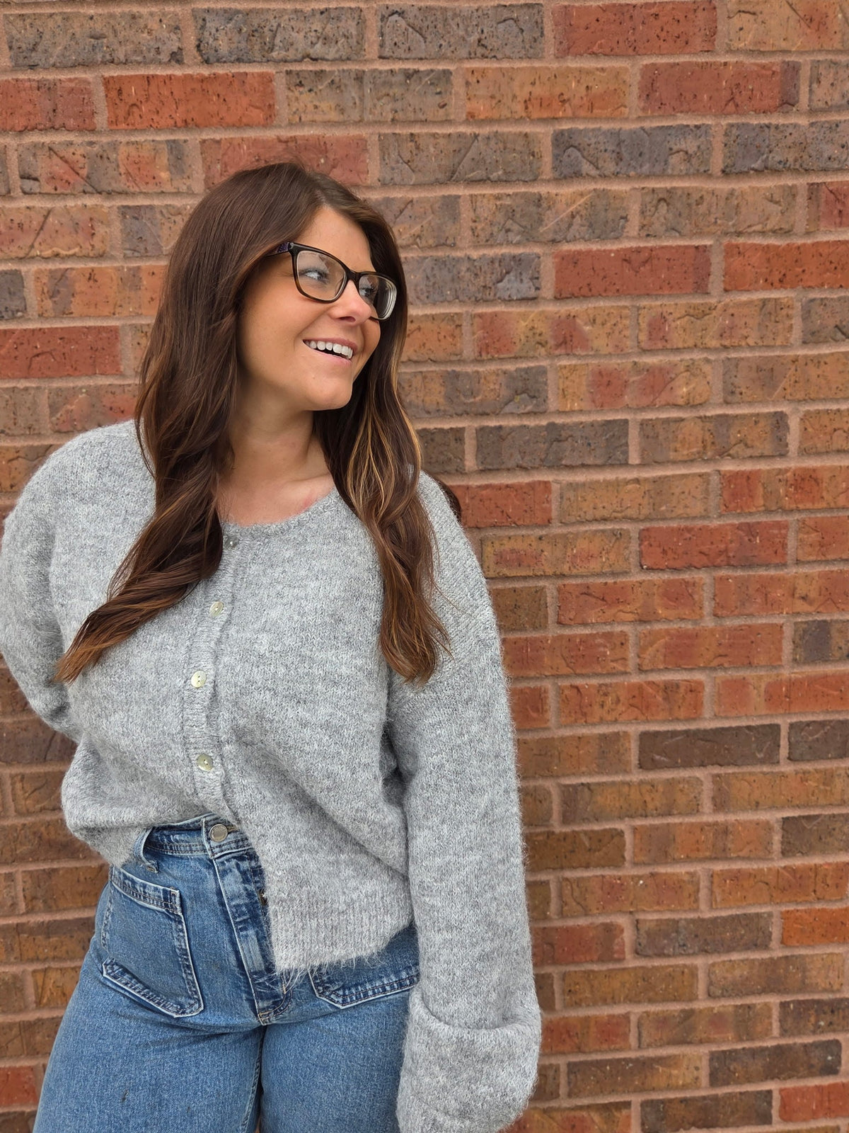 Button Up Knit Cardigan