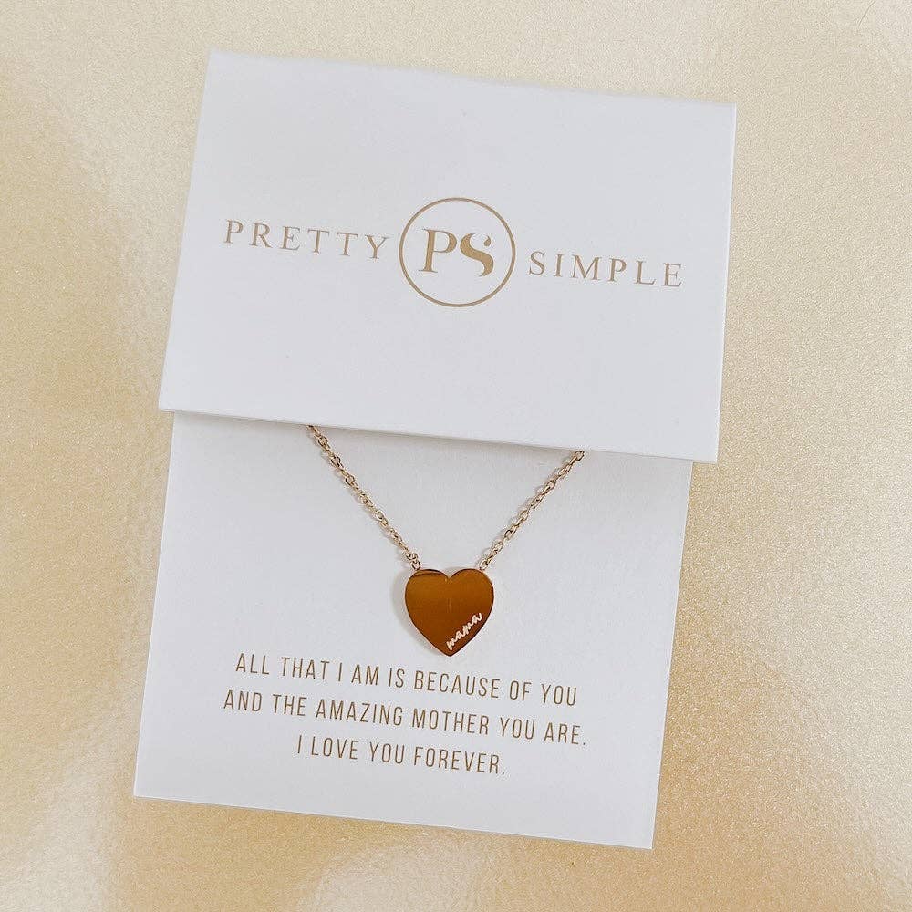 Mama Heart Gift Necklace