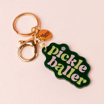 Acrylic Keychain-Pickleballer