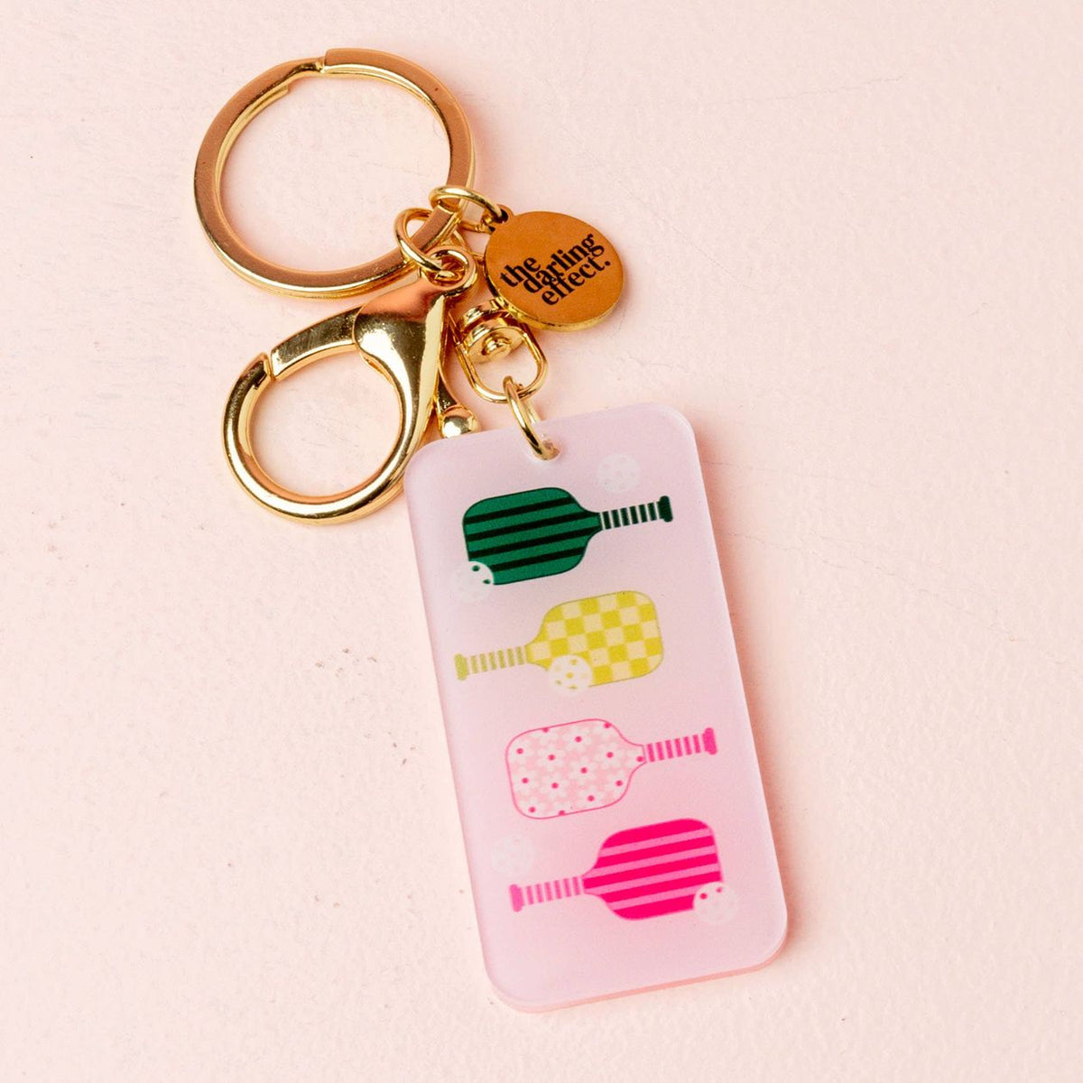 Acrylic Keychain-Pickleball Paddles